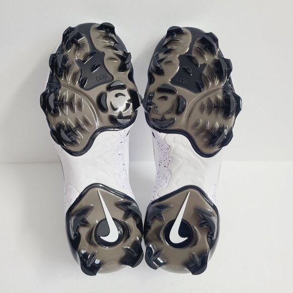 NEW Nike Alpha Huarache Elite 4 Low MCS Baseball Cleats FD6255-108 Size 9 White main image 4